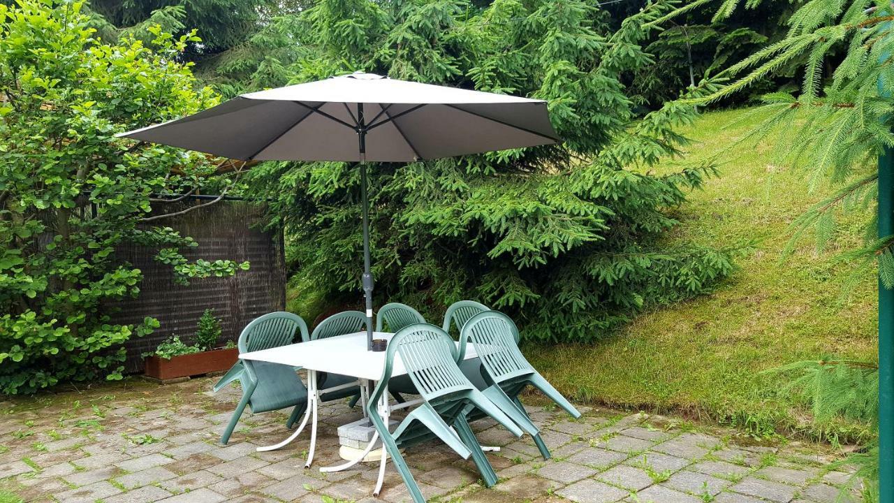 Pension Waldfrieden Wolkenstein Exterior photo